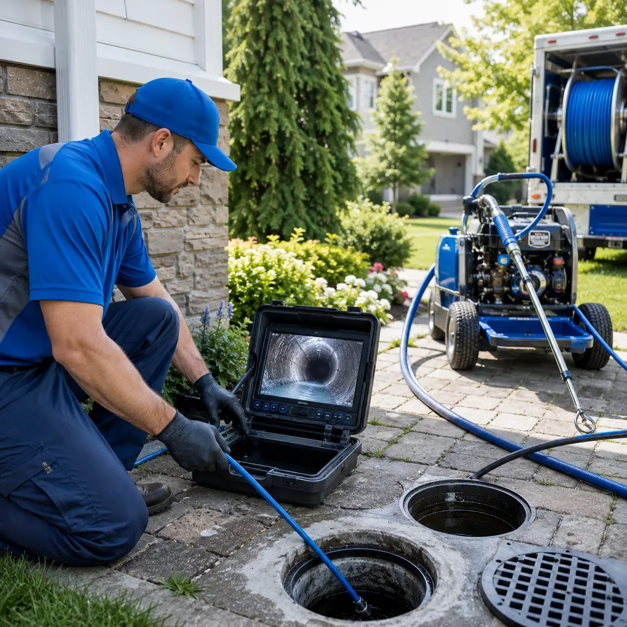 Outdoor drain cleaning professionals serving Mohnton, PA